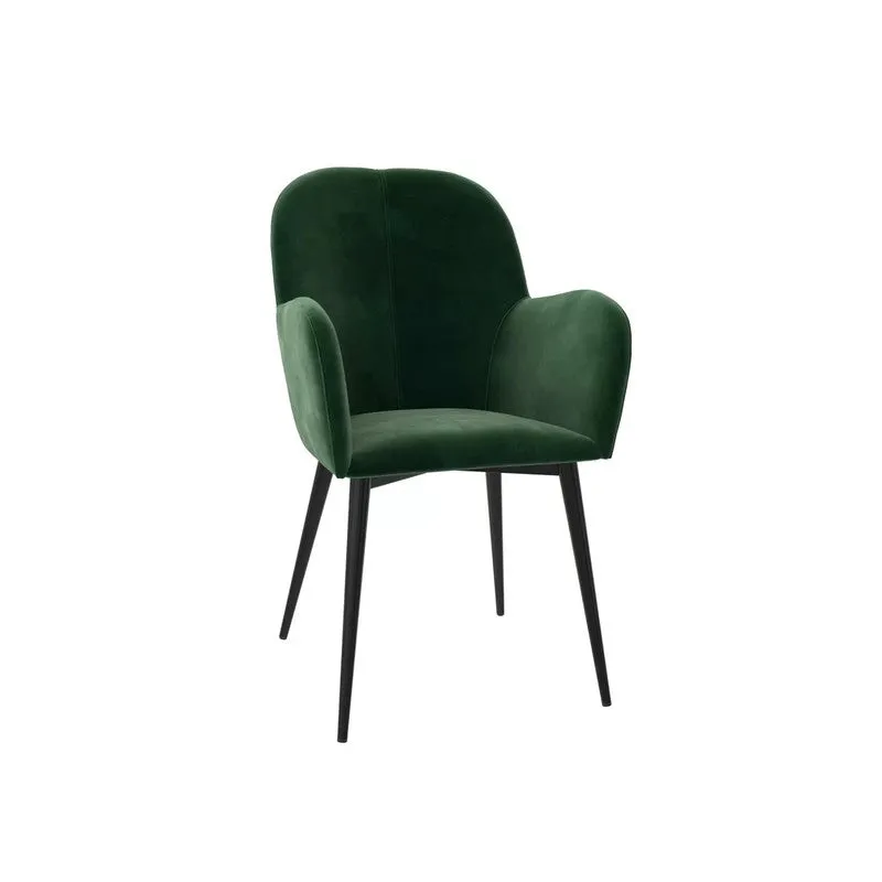 Fernix Metal Accent Chair - Green media 7