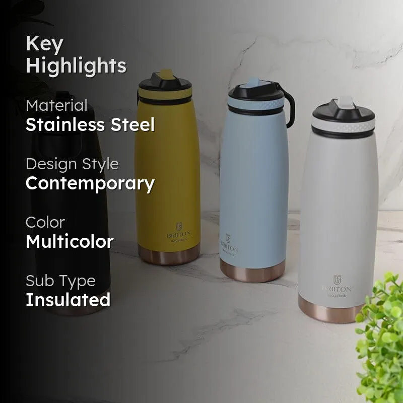Turbo Hot & Cold Thermos Water Bottle (1000 mL Each) - Set Of Four media 2