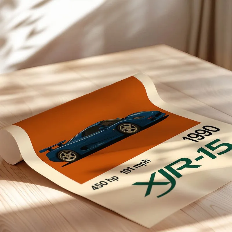 Jaguar XJR-15 Wall Poster media 5