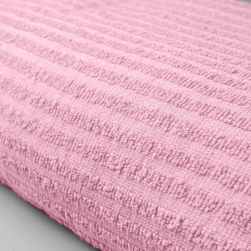 Micro Cotton LuxeDry Striped Bath Towel - Pink image 3