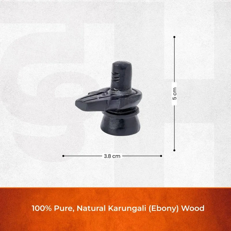 Shivling Divine Ebony Wood Idol media 6