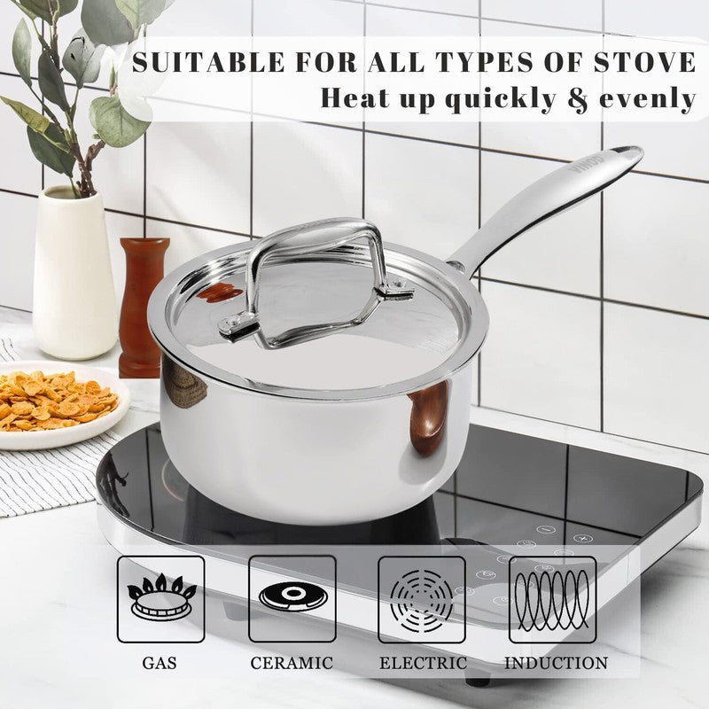 Vinod Lumo Whirl Saucepan With Lid - 1600 mL media 4