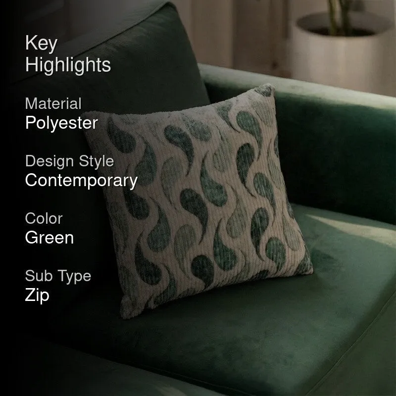 FloralDreamline Cushion Cover - Green media 2