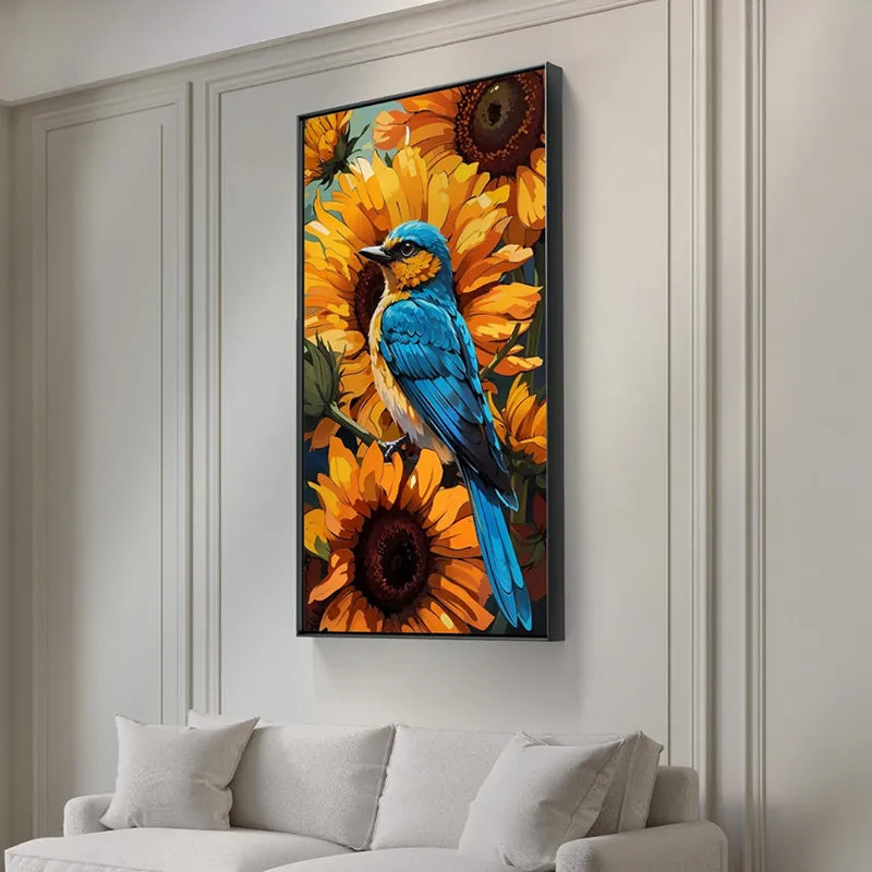 Petals & Wings Wall Painting media 3