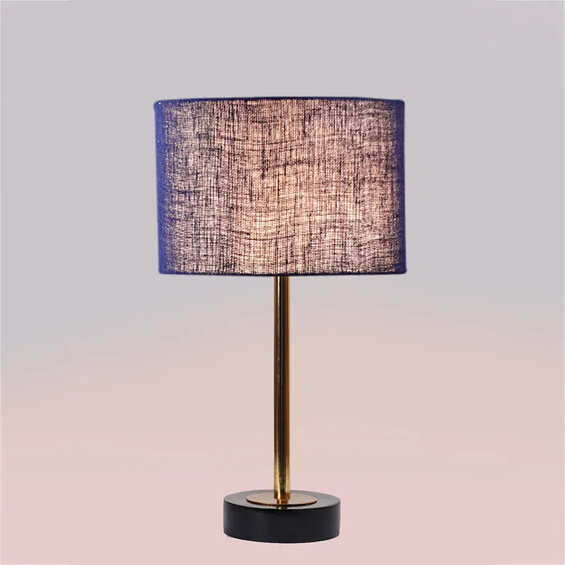 Sienna I Rodin Wooden Table Lamp - Blue,Gold,Black media 5