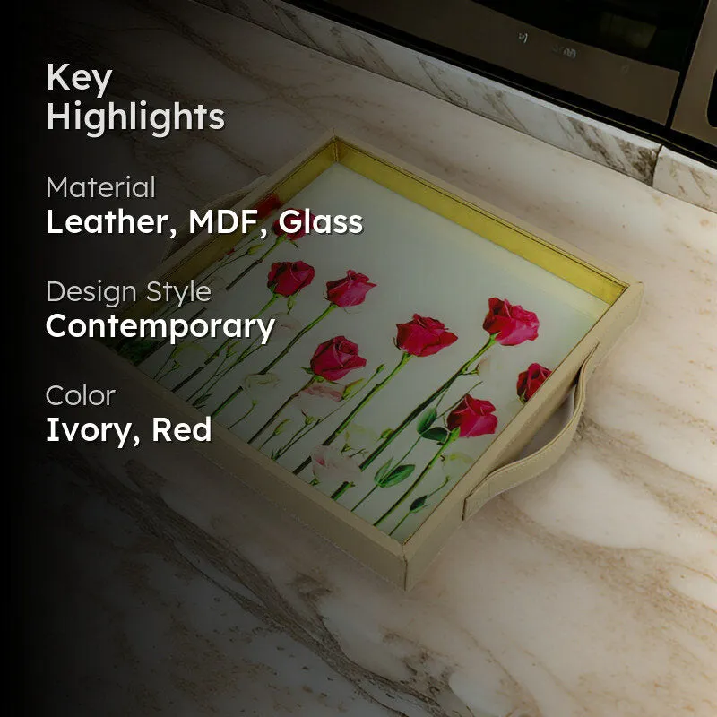 Rosavia II Serving Tray - Square media 2