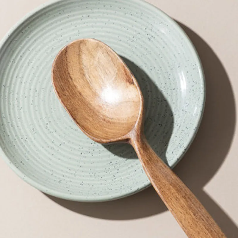 Tangra Handcrafted Mango Wood Serving Spoon media 5
