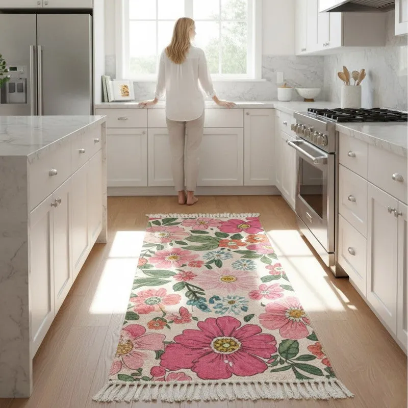 Vintage Rose Runner Rug media 4