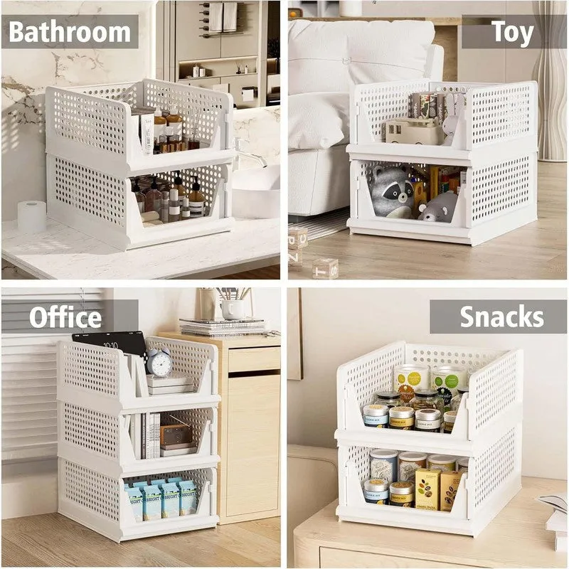 Elegant Stackable Wardrobe Organizer - Set of Six media 3