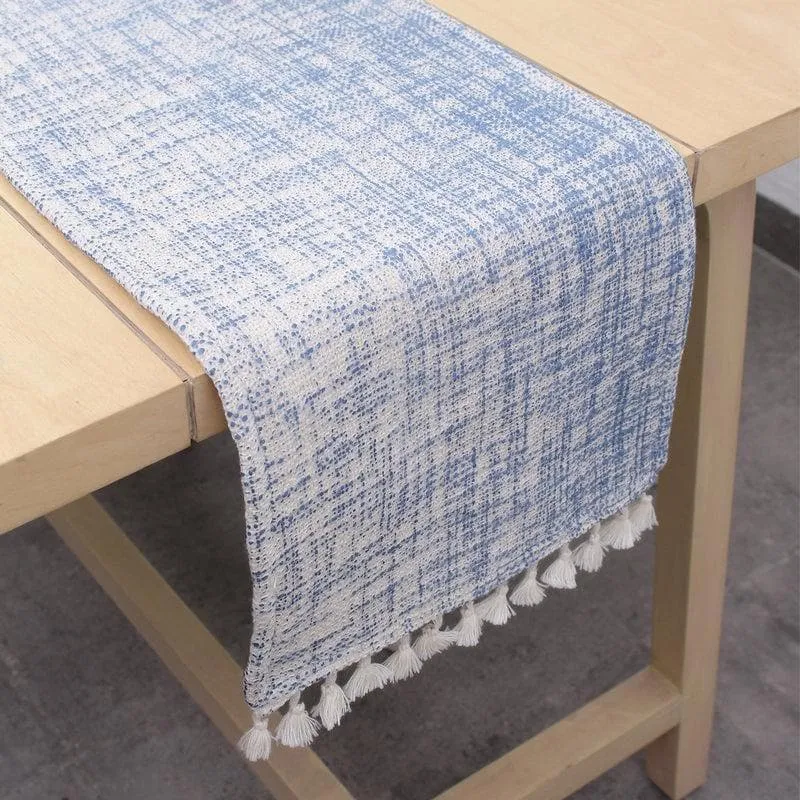 Arabian Sea Cotton Table Runner - Blue media 3