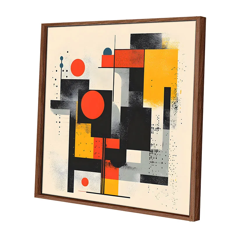 Colors Of Abstract Wall Art With Frame - Brown media 4