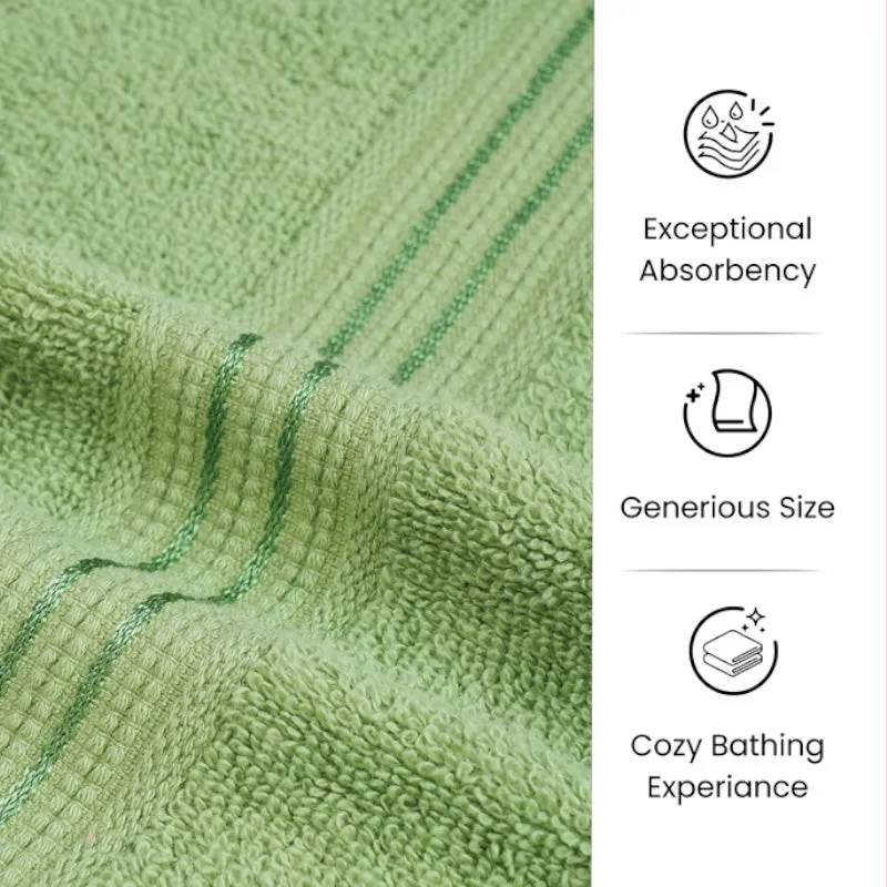Micro Cotton LuxeDry Solid Bath Towel - Forest Green media 7