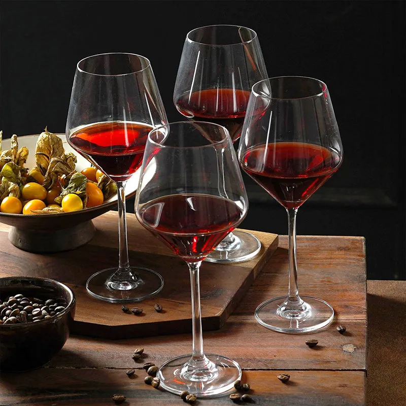 Vintage Vino Red Wine Glass (450 mL) - Set Of Four media 1