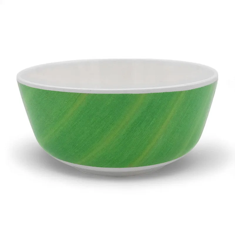 Banana Leaf Melamine Snack Bowls (300 mL Each) - Set of Six media 4