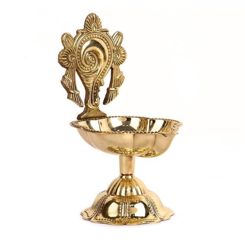 Shankh Brass Diya media 4