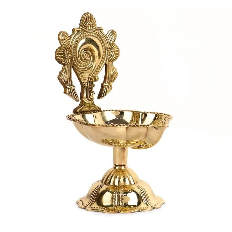 Shankh Brass Diya media 4