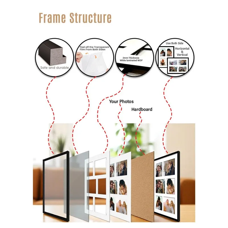 Chronicles Collage Photo Frame - Beige media 4