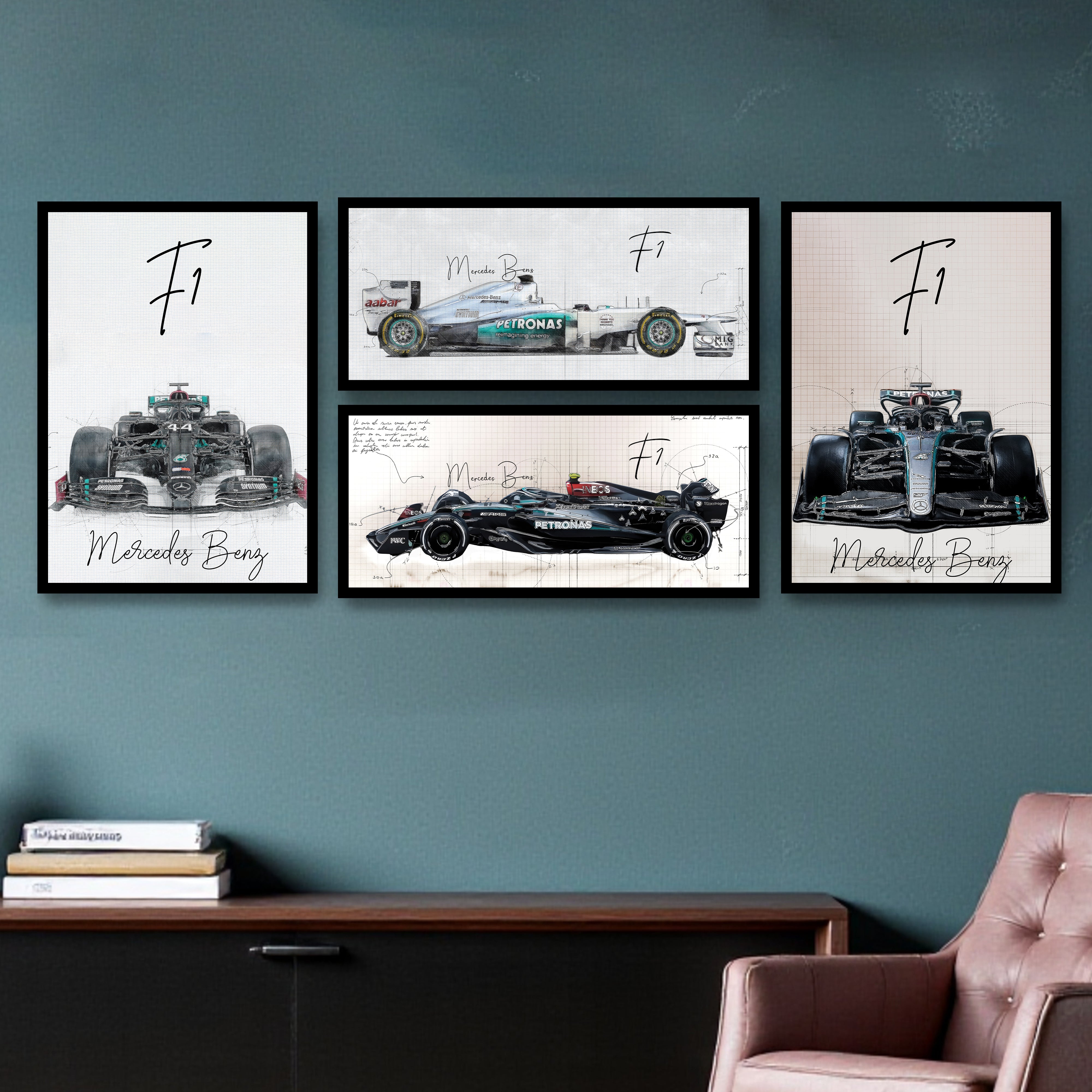 Motorsport Elite Wall Art - Set Of Four