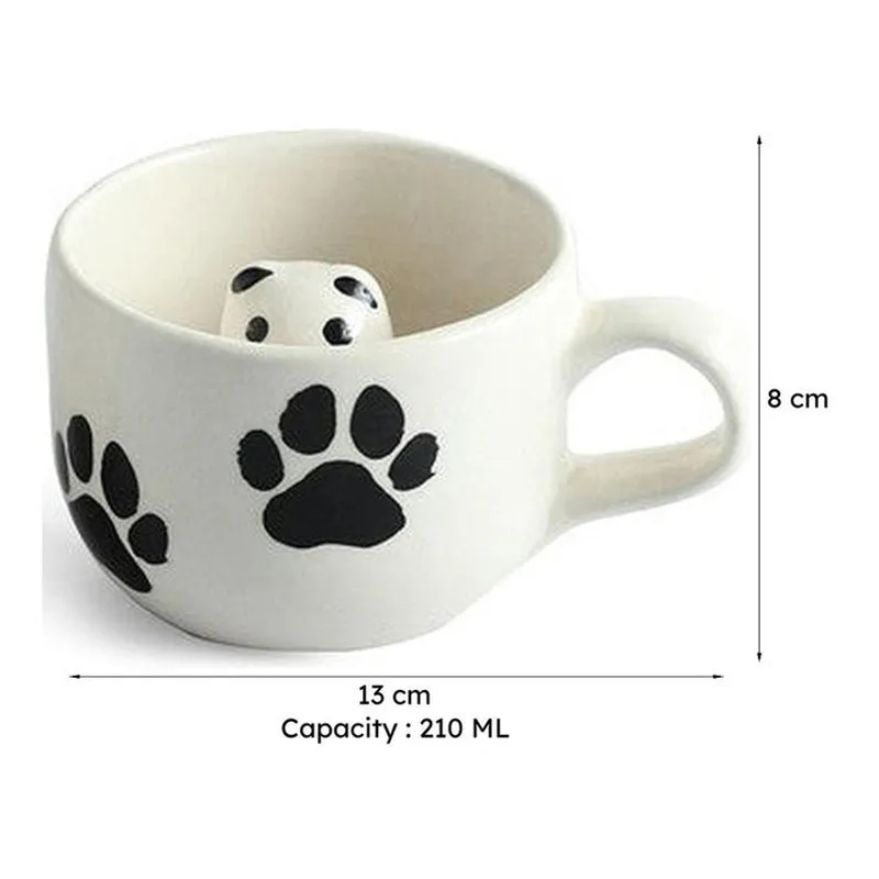Furry Ceramic Tea Cup (210 mL) media 8