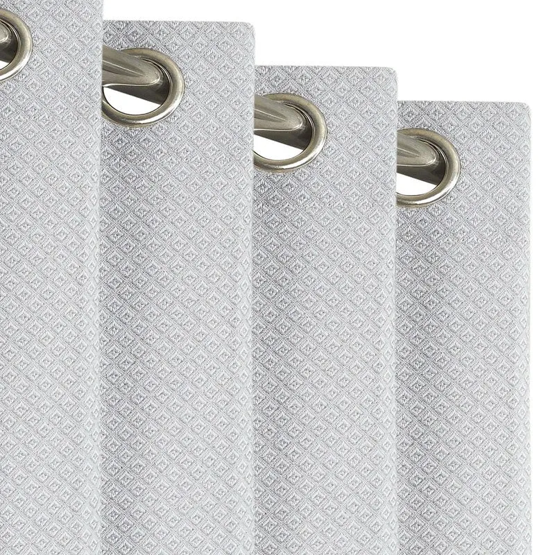 Form Ease Cotton Room Darkening Curtains - Grey media 6