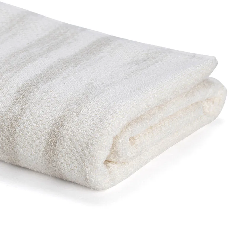 Sunscreen Terry Cotton Bath Towel - White media 3