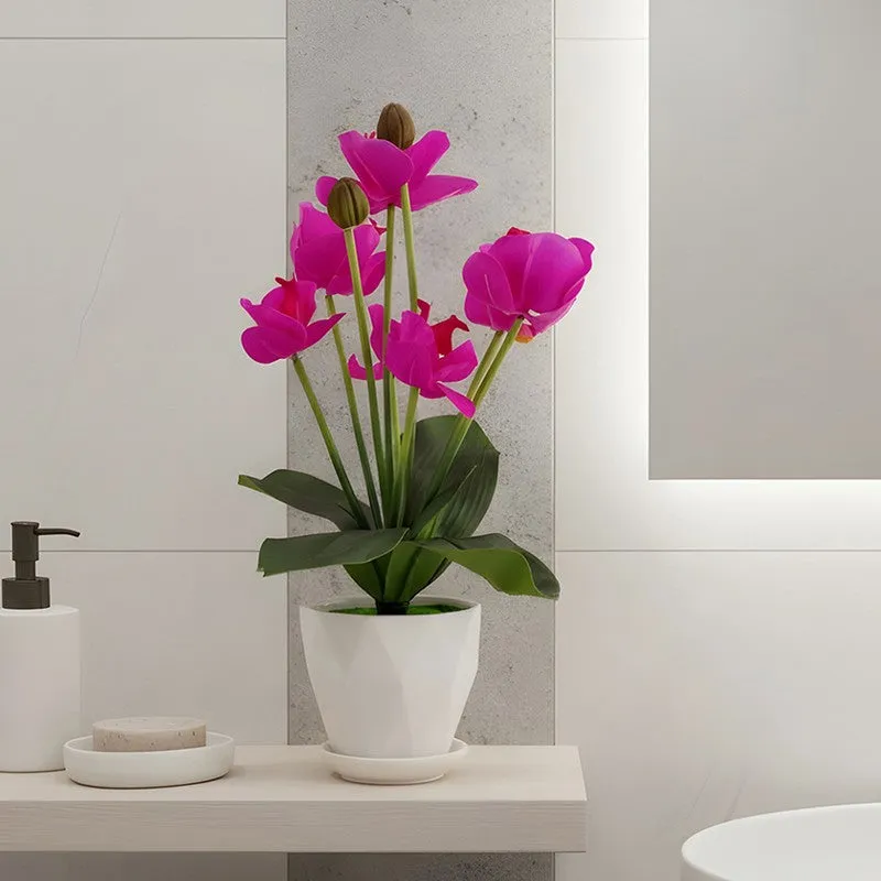 AarviDecor Vivid Bloom Silk Artificial Plants media 5