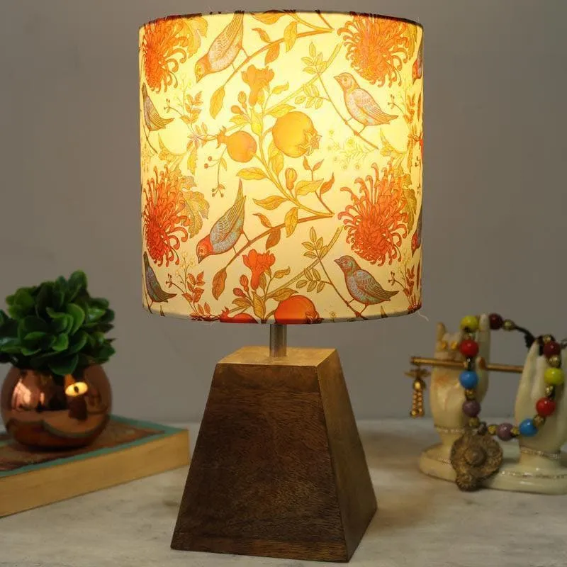 Pyramid Perfection Blossom Fabric Table Lamp - Multicolor media 3