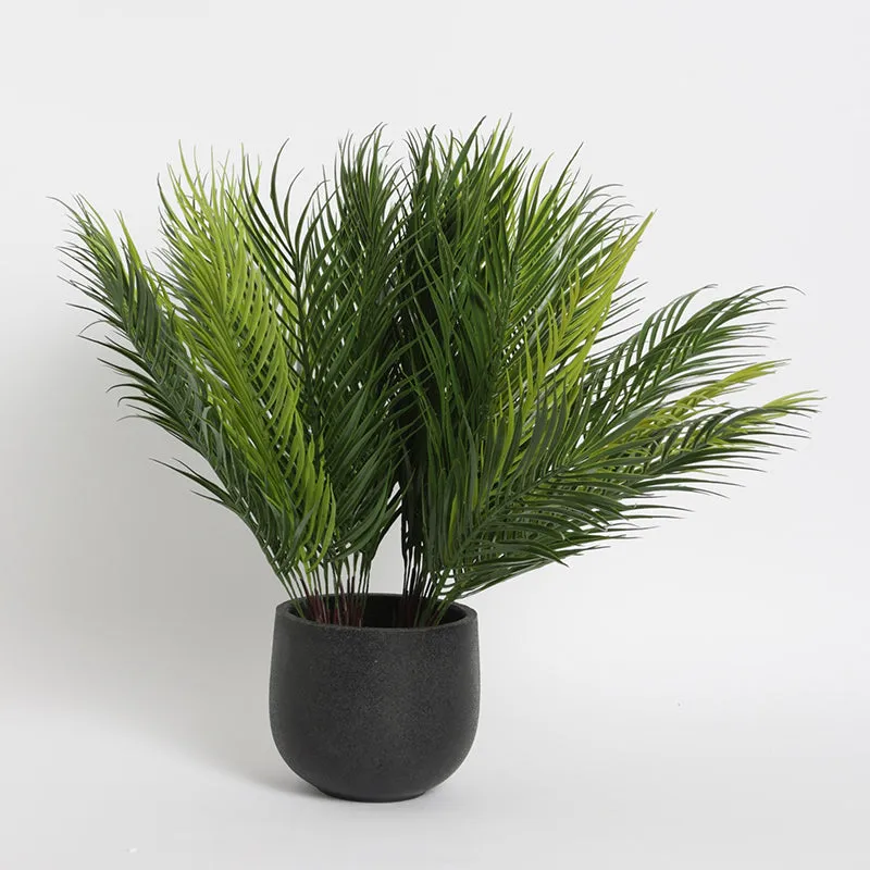 Faux Tropical Palm Bush (50 Cms) - Set Of Four media 3