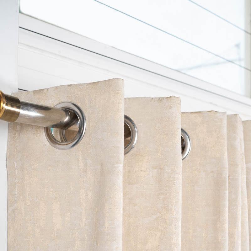 Aviothic Jacquard Single Curtain (Beige) media 4