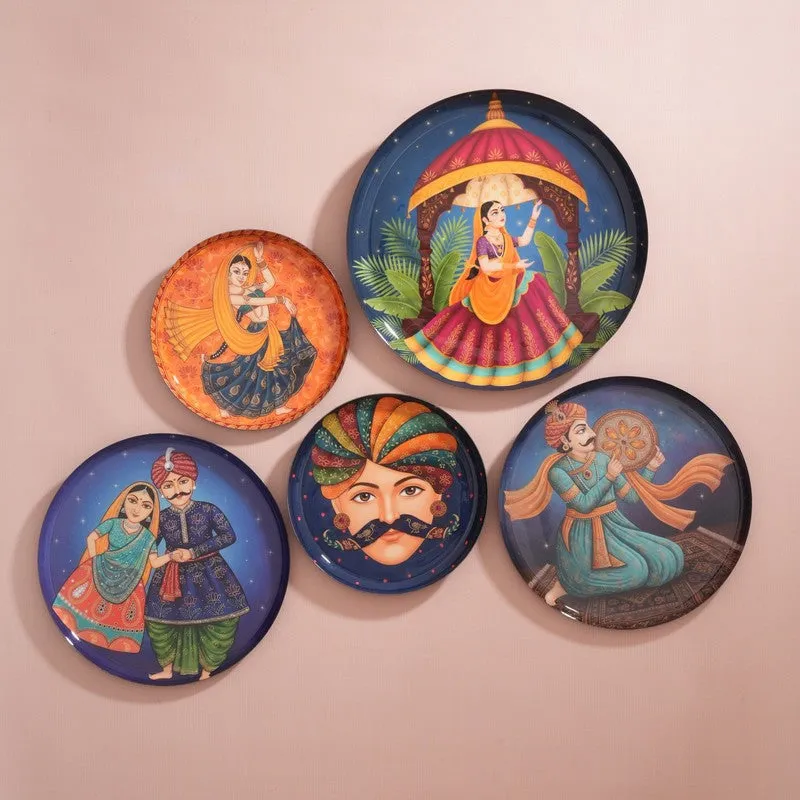 Sacred Grove Wall Plates - Set of Five media 1