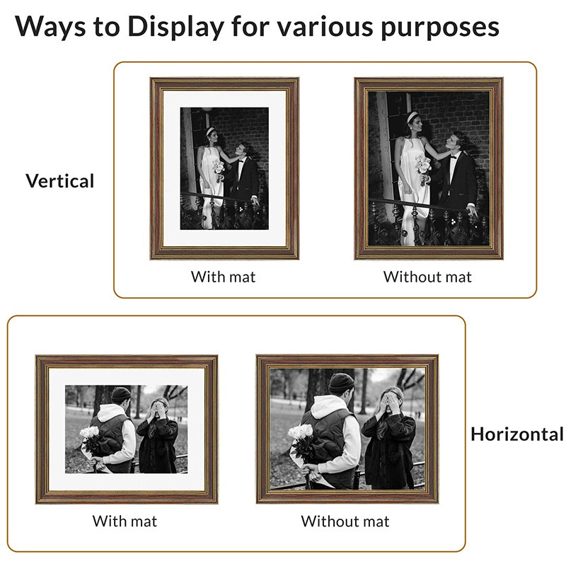 Treega Photo Frame (Brown) - Set Of Four media 5