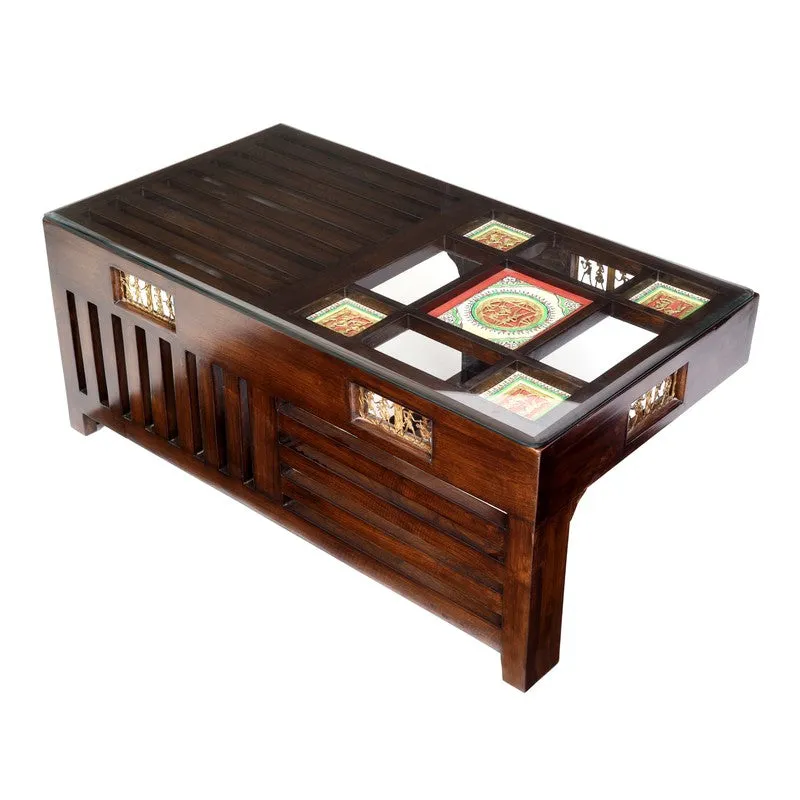Zenga Teak Wood Center Table media 7