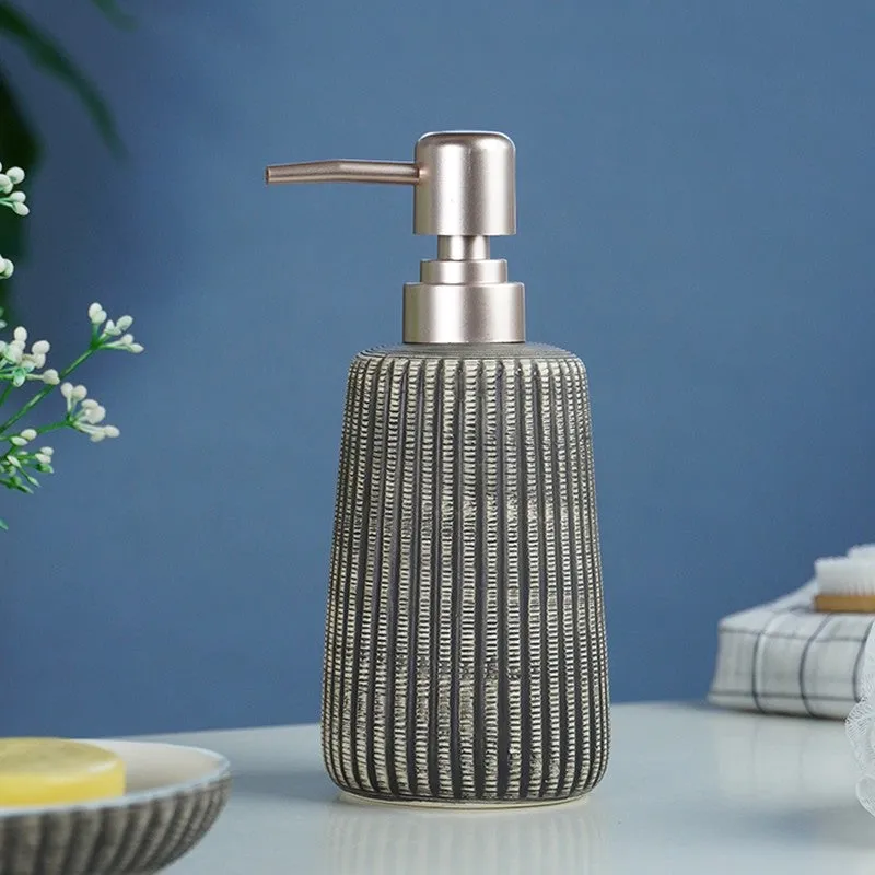 UrbanRinse Ceramic Bathroom Set - Four Piece Set media 7