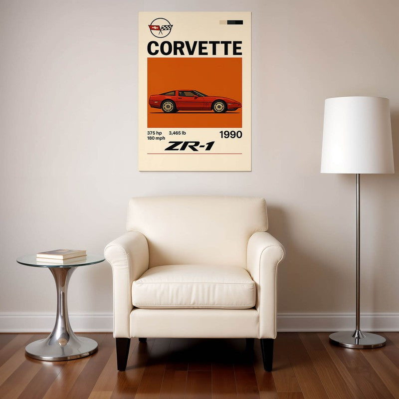 Corvette ZR-1 Legacy Wall Poster
