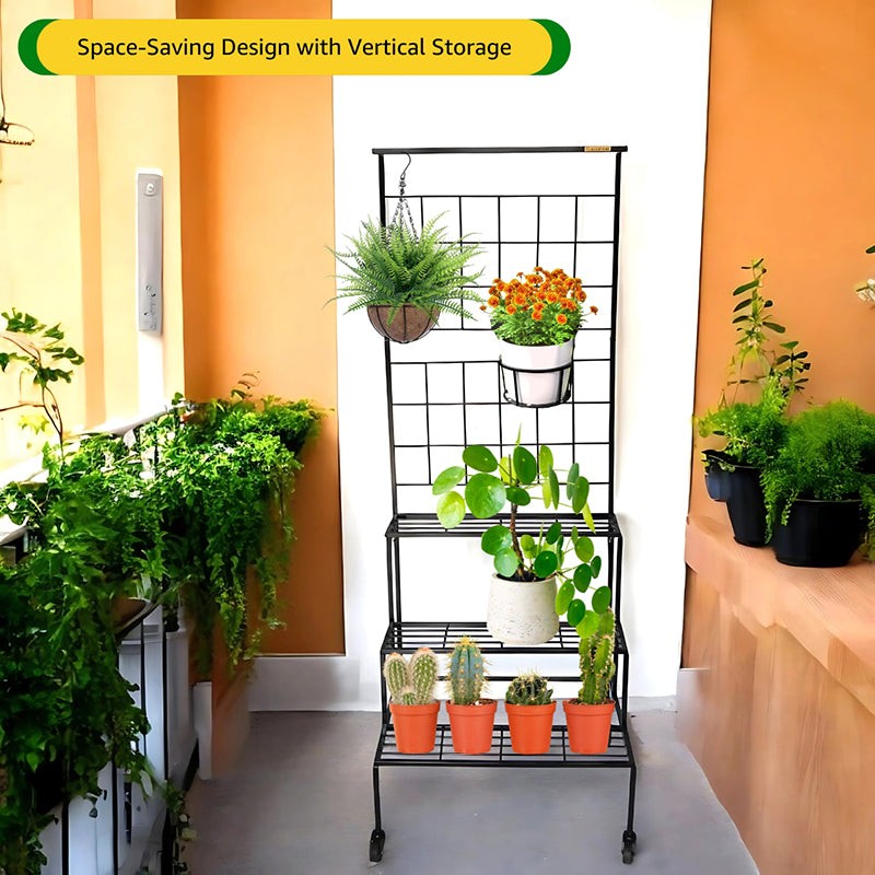 Graziana Tiered Planter Stand - Black media 5