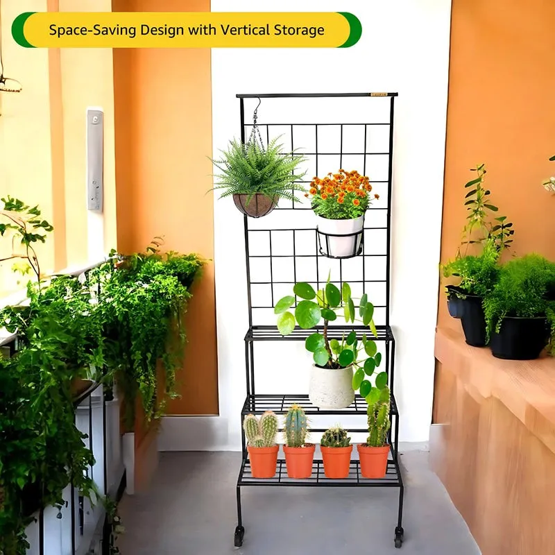 Graziana Tiered Planter Stand - Black media 5
