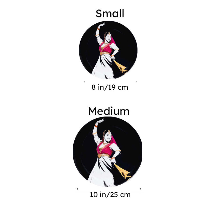 Kathak Dance Of India Inspired Decorative Plate media 6