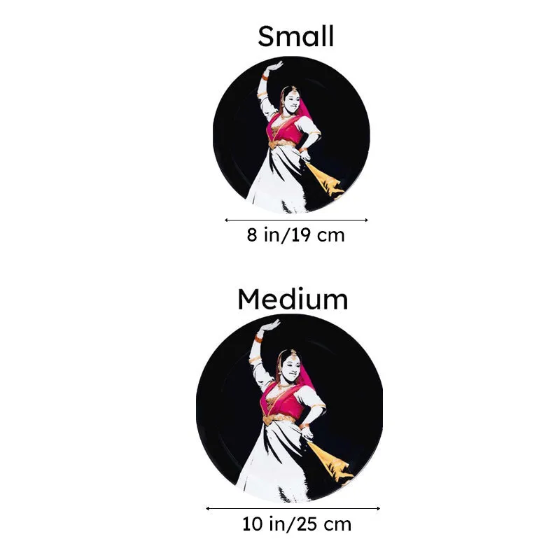 Kathak Dance Of India Inspired Decorative Plate media 6