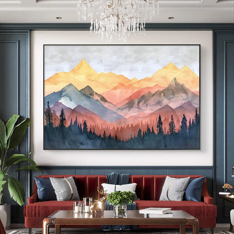 Sunset Majesty Canvas Wall Painting media 4