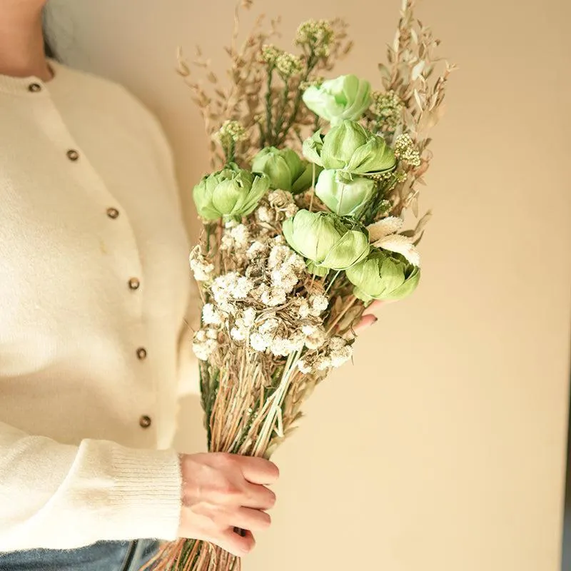 Autumn Greens Dried Flower Bunch media 4