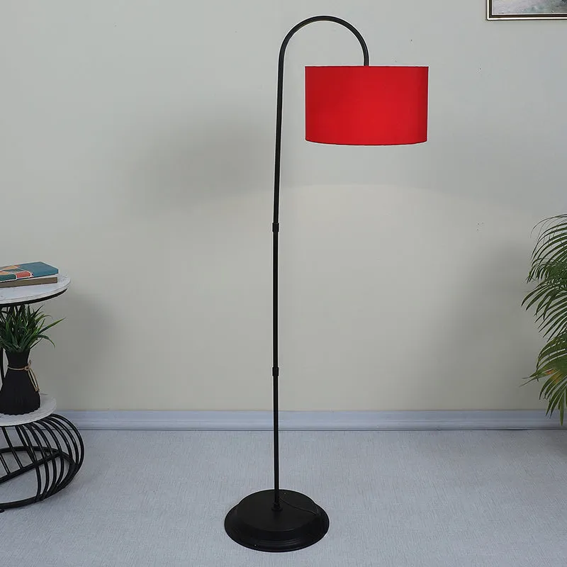 Lucciola Solid Arched Floor Lamp - Red media 2