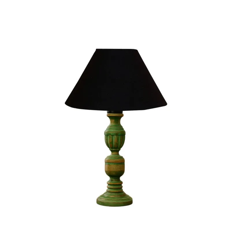 Arvello Ziora Wooden Table Lamp - Black media 5