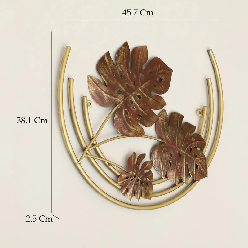 Zlata Monstera Metal Wall Accent media 4