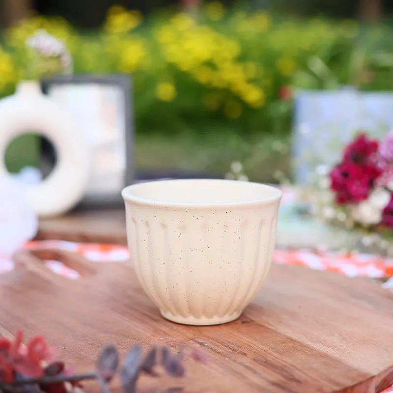 Tazio Ceramic Planter - Cream media 1