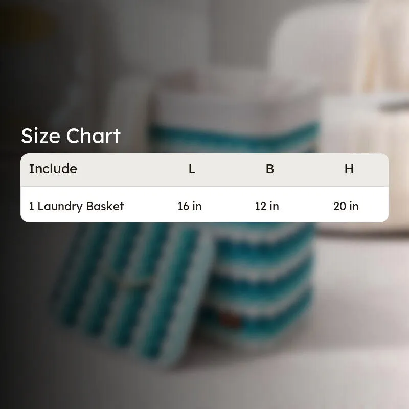 Wave Bamboo Laundry Basket media 9