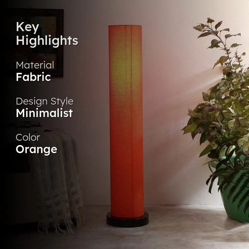 Balloon Fabric Floor Lamp - Orange - 2