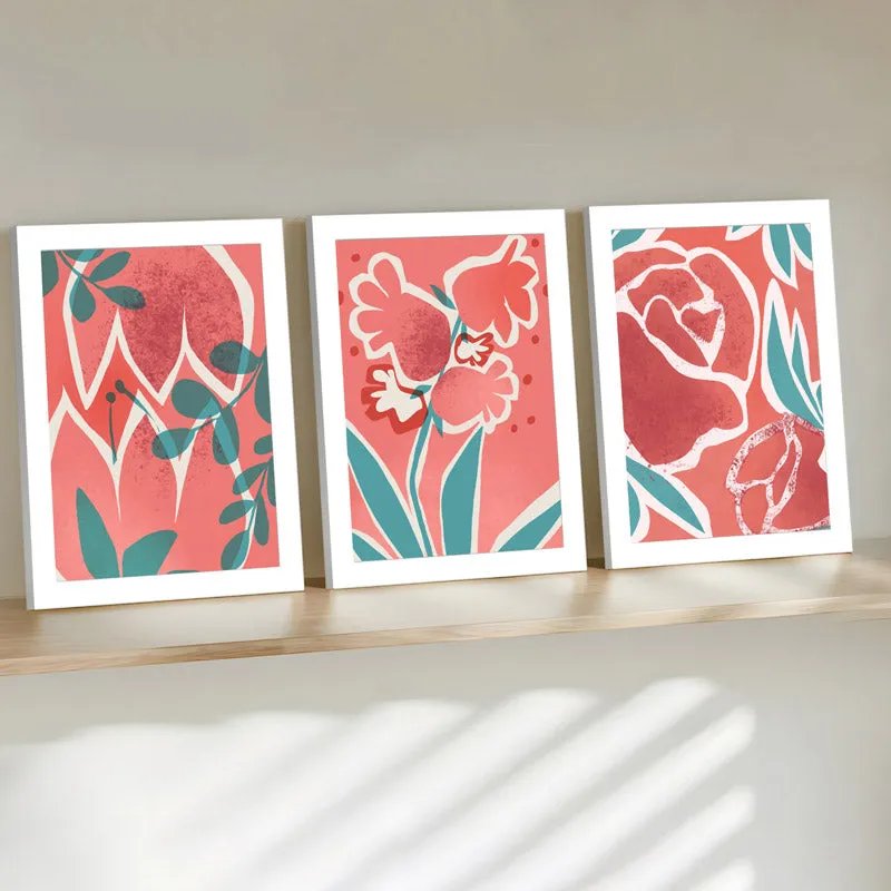 Florenva Doodle Wall Art With Frame - Set Of Three media 1