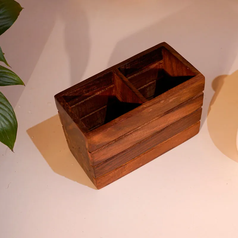 Timber Tidy Wood Cutlery Stand media 4