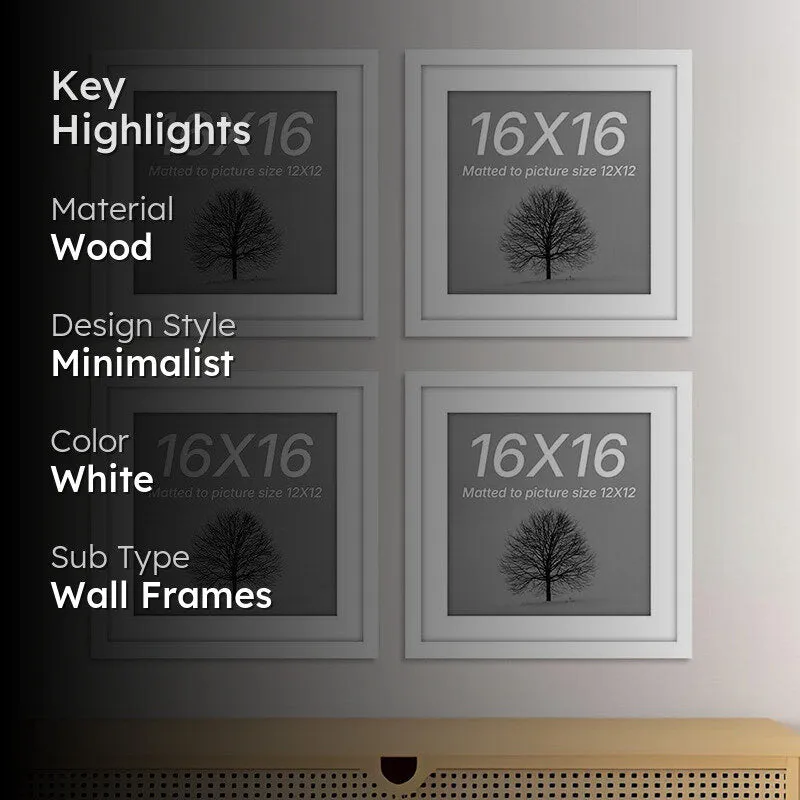 Naia Photo Frame (White) - Set Of Four media 2