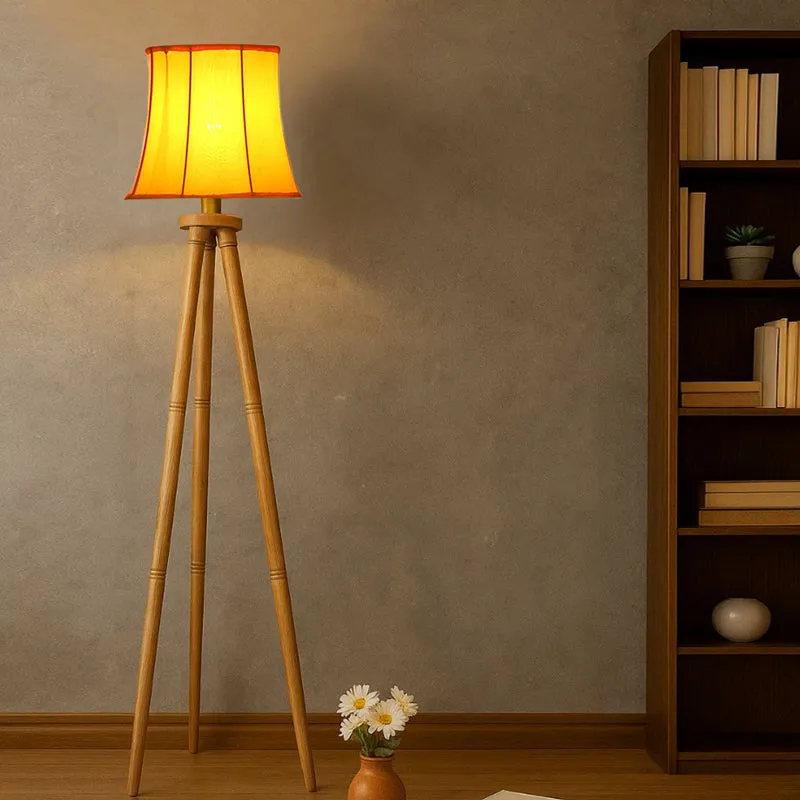 Cotin Curve Tripod Floor Lamp - Yellow media 1